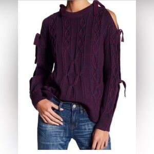 Project Naadam Chunky Cable Knit Sweater - Size M